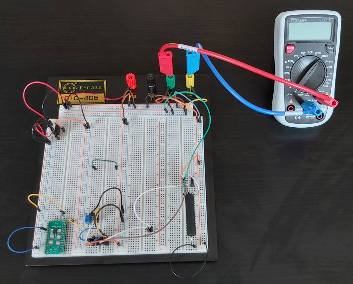 Breadboard Assembly of my Proof-of-Concept Electronic Load